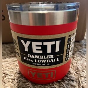 NWT Yeti Lowball Rambler 10oz